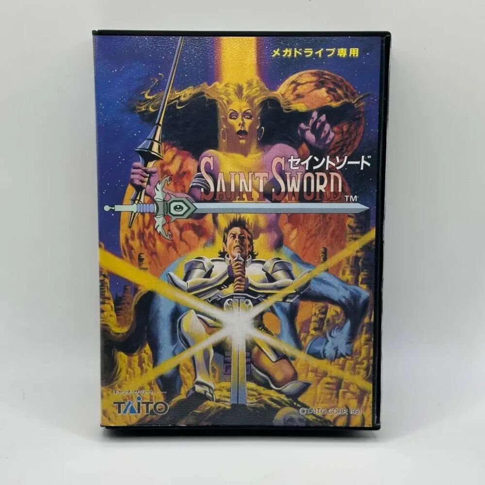 Saint Sword (Sega Mega Drive) Japanese CIB Complete MINT